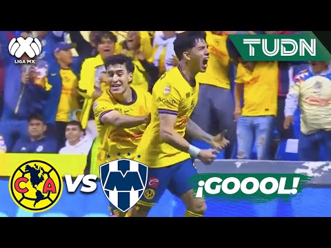 ¡EMPATE INSTANTÁNEO! GOOL de Kevin | América 1-1 Monterrey | Liga Mx -AP2024 | Final IDA | TUDN