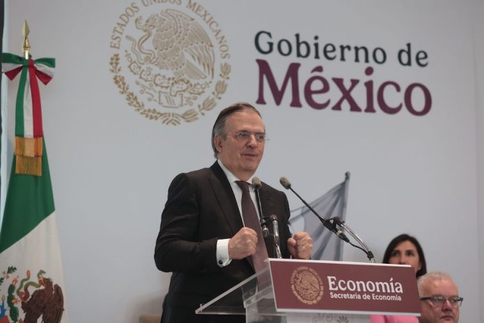 Economy Minister Marcelo Ebrard