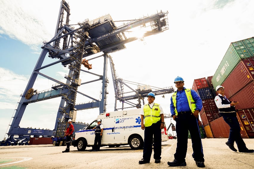 Lázaro Cárdenas port in Michoacán