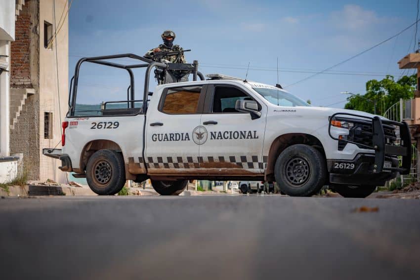 Guardia Nacional patrol in Sinaloa