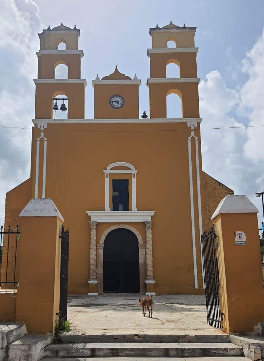 Church of Our Lady of the Nativity in Acancéh on the Convent Route.