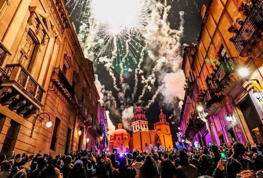 Guanajuato fireworks