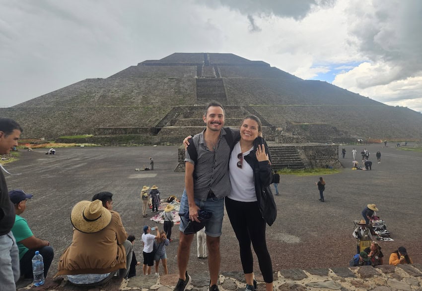 Karla & brother Kevin in Teotihuacan