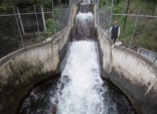 A tiered water collection system in the Cutzamala water system for Mexico City