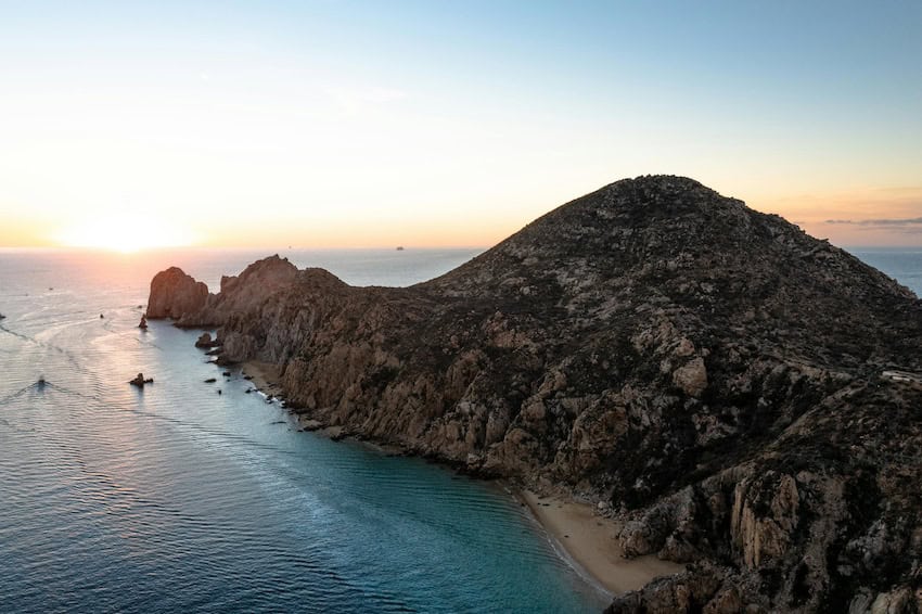 Beautiful sunset in Los Cabos, Baja California Sur, Mexico