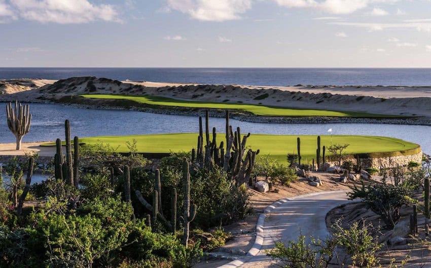 The 17th green at Solmar Golf Links